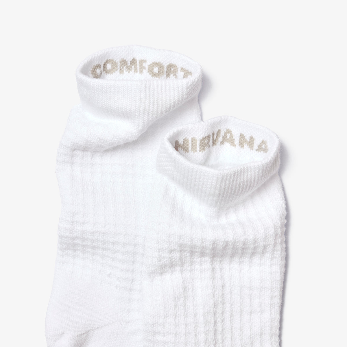 Waffle Cloud Crew Socks 3 Pack - Bright White