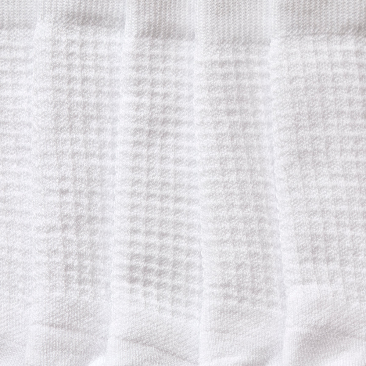 Waffle Cloud Crew Socks 3 Pack - Bright White