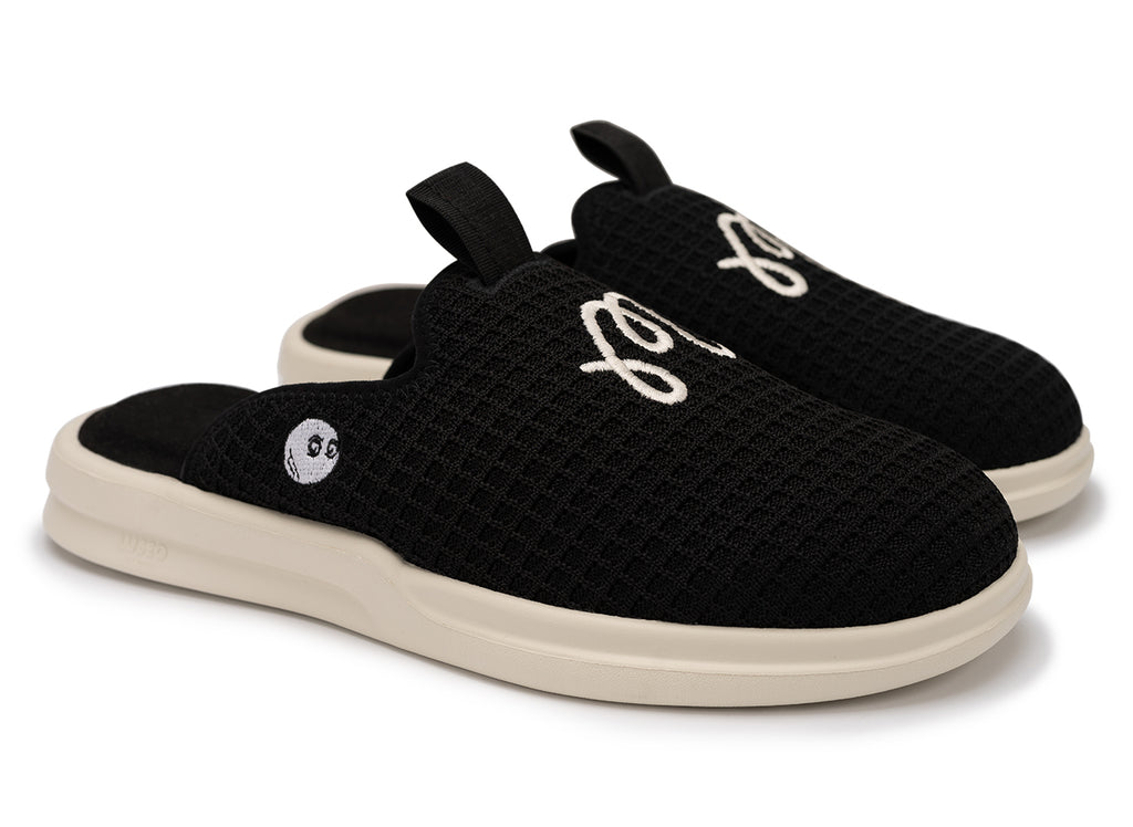 Pelli - Malbon Jet Black Waffle / Ivory
