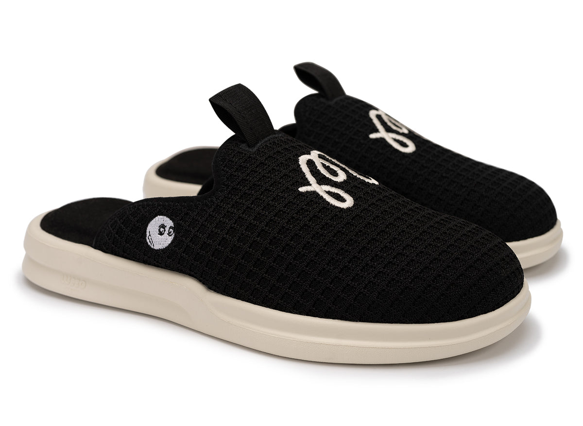 Pelli - Malbon Jet Black Waffle / Ivory
