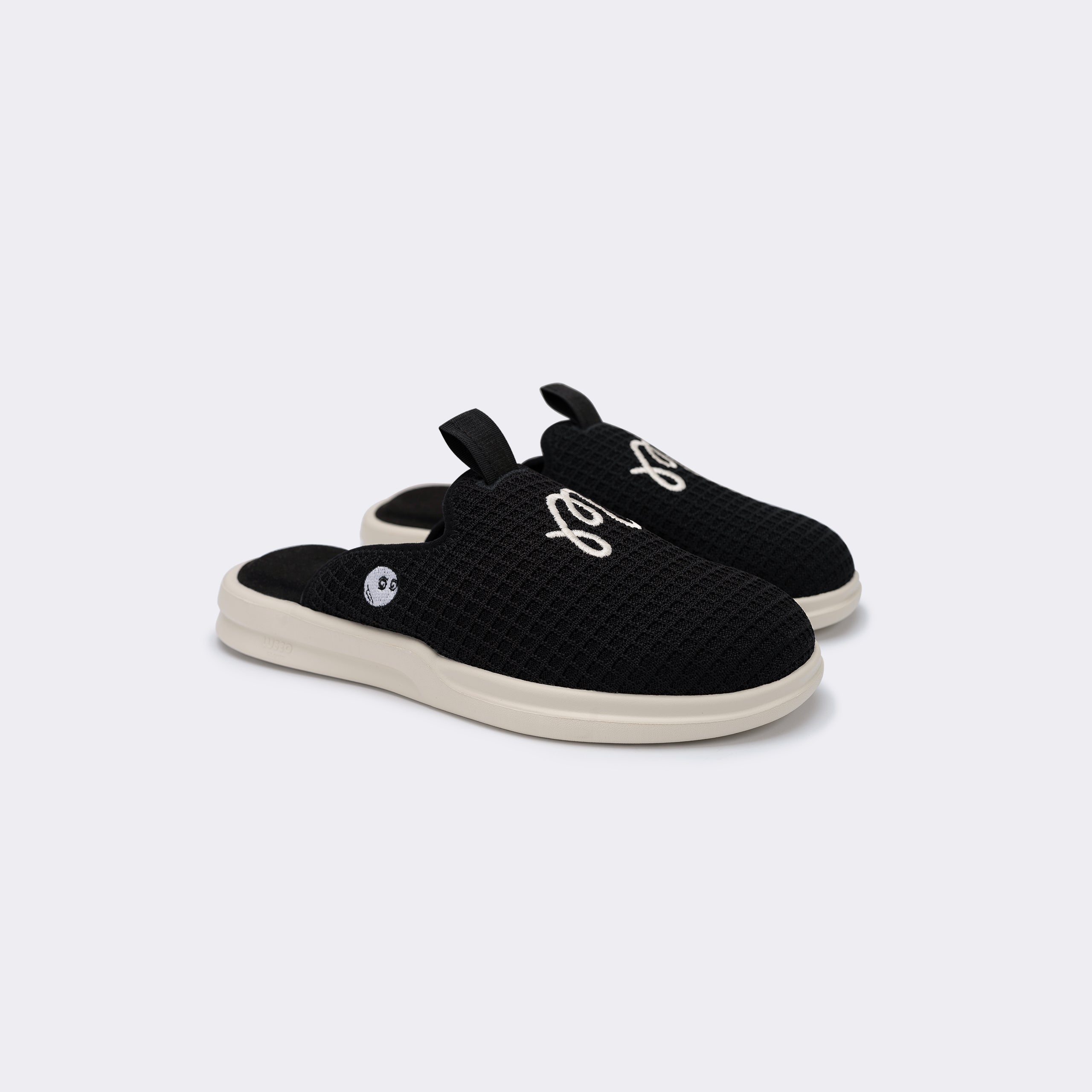 Pelli - Malbon Jet Black Waffle / Ivory