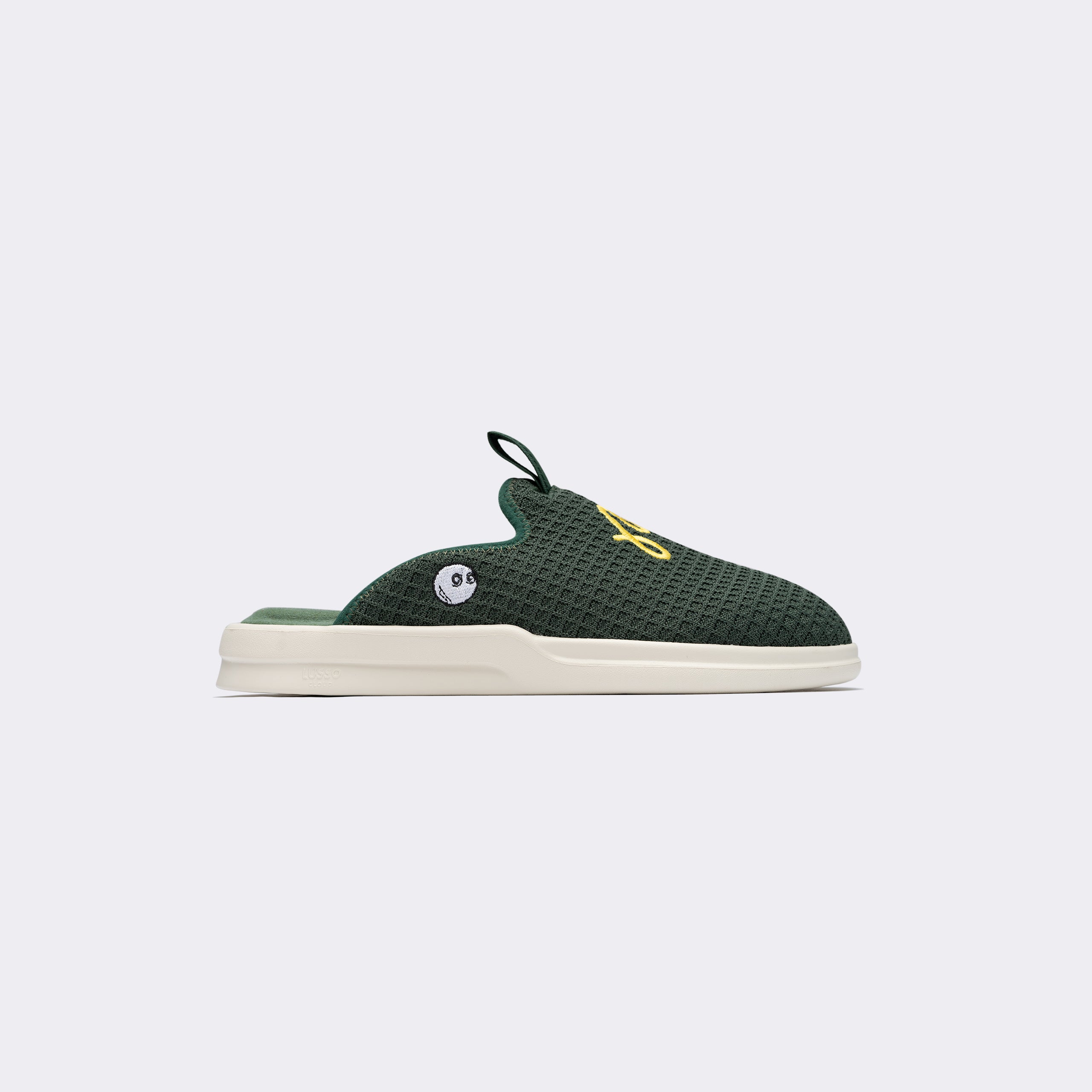 Pelli - Malbon Dark Green Waffle / Ivory