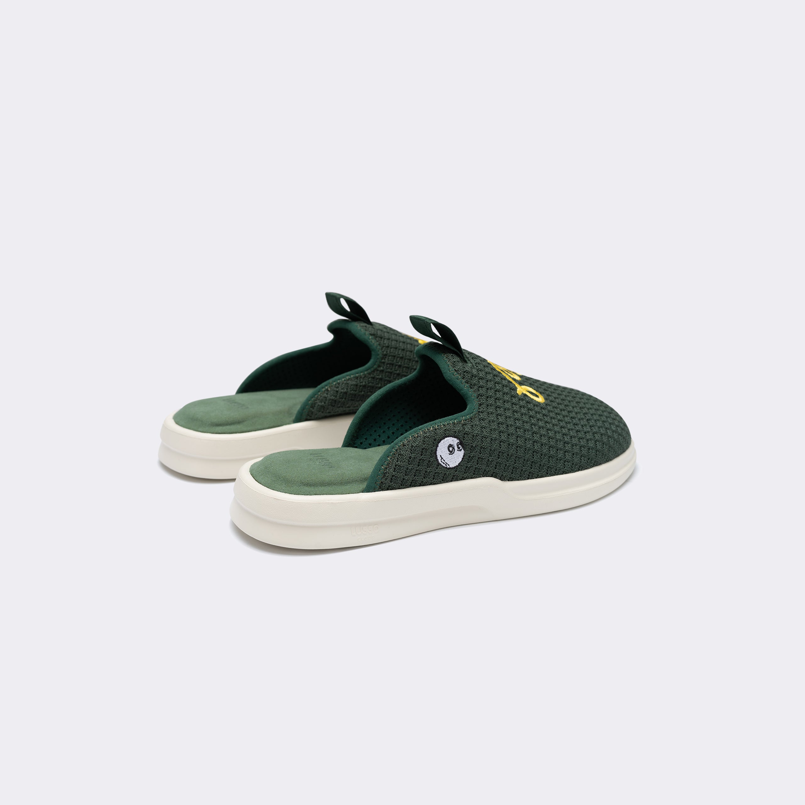 Pelli - Malbon Dark Green Waffle / Ivory